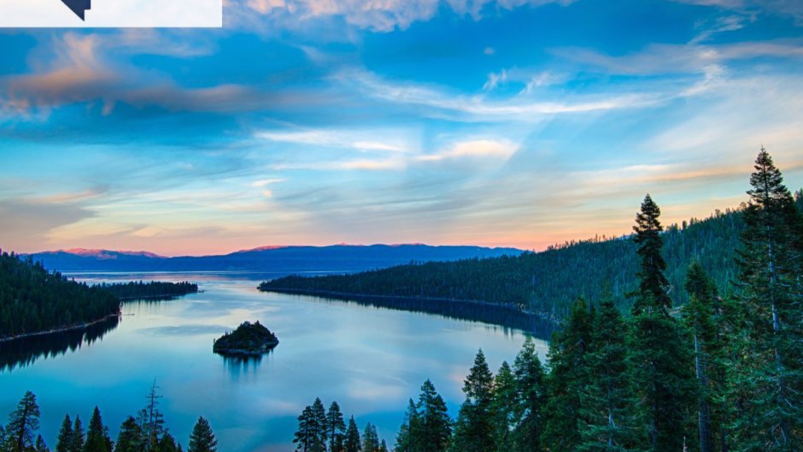 Lake Tahoe shoreline viewed from Carson City area Sierra Nevada Nevada 2026
